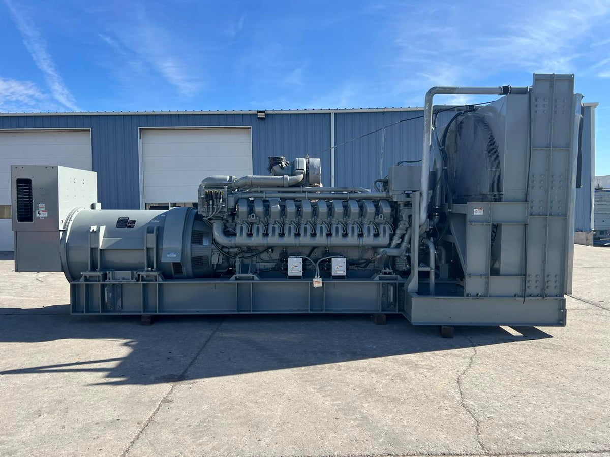 2800 kW MTU GenSet, 20 V 4000 Diesel Engine, Year – 2008, 406 Hours, US EPA Tier 2 Pre Emission Engine
