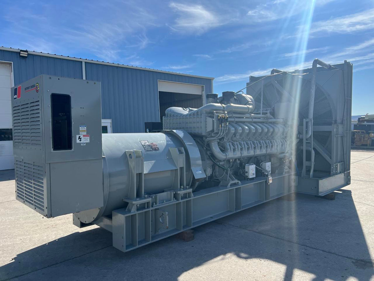 2800 kW MTU GenSet, 20 V 4000 Diesel Engine, Year – 2008, 406 Hours, US EPA Tier 2 Pre Emission Engine