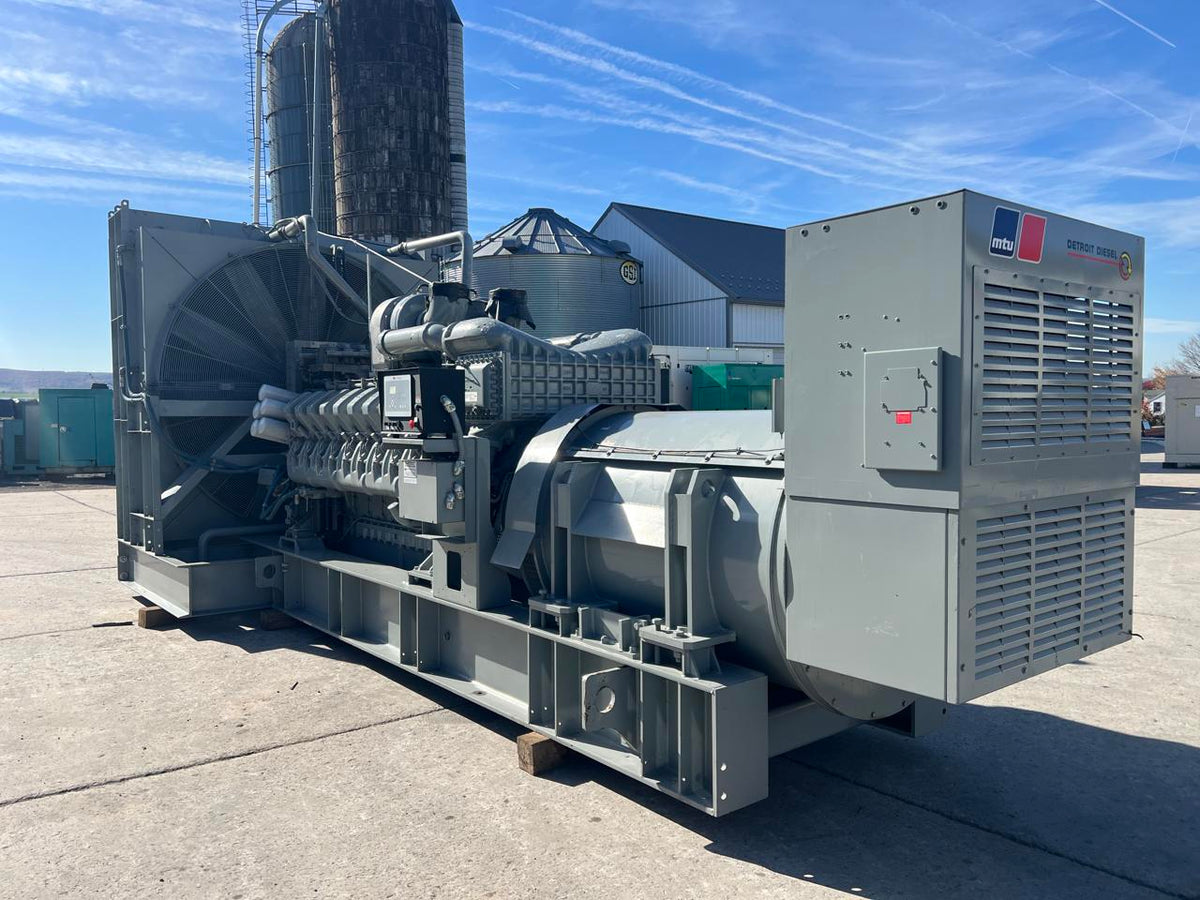 2800 kW MTU GenSet, 20 V 4000 Diesel Engine, Year – 2008, 406 Hours, US EPA Tier 2 Pre Emission Engine