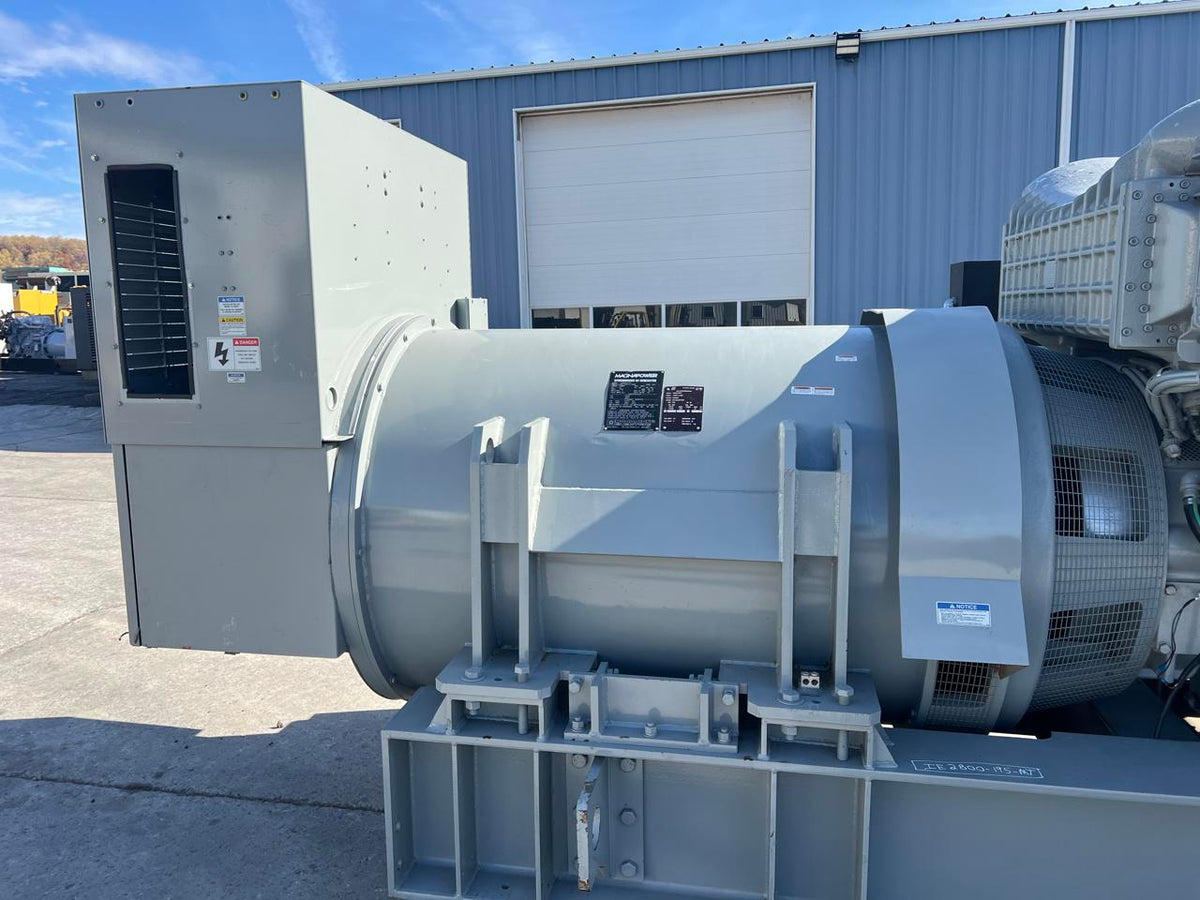 2800 kW MTU GenSet, 20 V 4000 Diesel Engine, Year – 2008, 406 Hours, US EPA Tier 2 Pre Emission Engine
