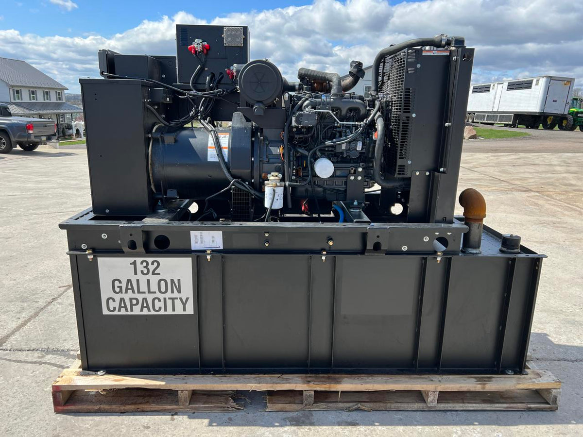 30 kW Generac Generator Set, Year 2015, 154 Hours, Base Fuel Tank, US EPA Tier 3