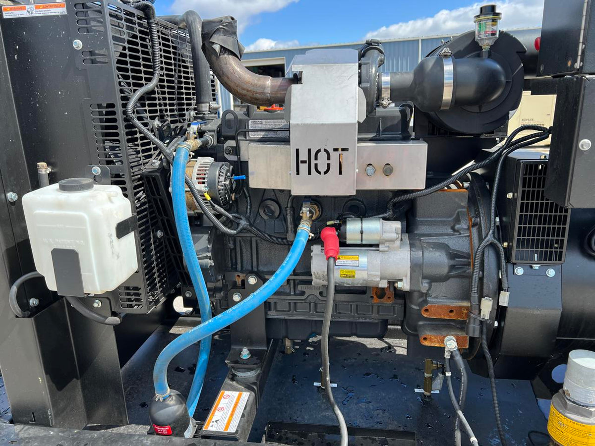 30 kW Generac Generator Set, Year 2015, 154 Hours, Base Fuel Tank, US EPA Tier 3