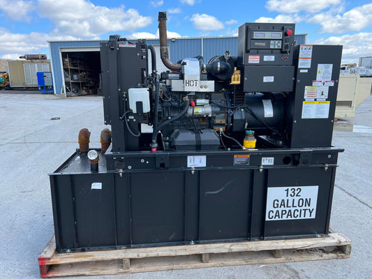 30 kW Generac Generator Set, Year 2014, 195 Hours, Base Fuel Tank, US EPA Tier 3