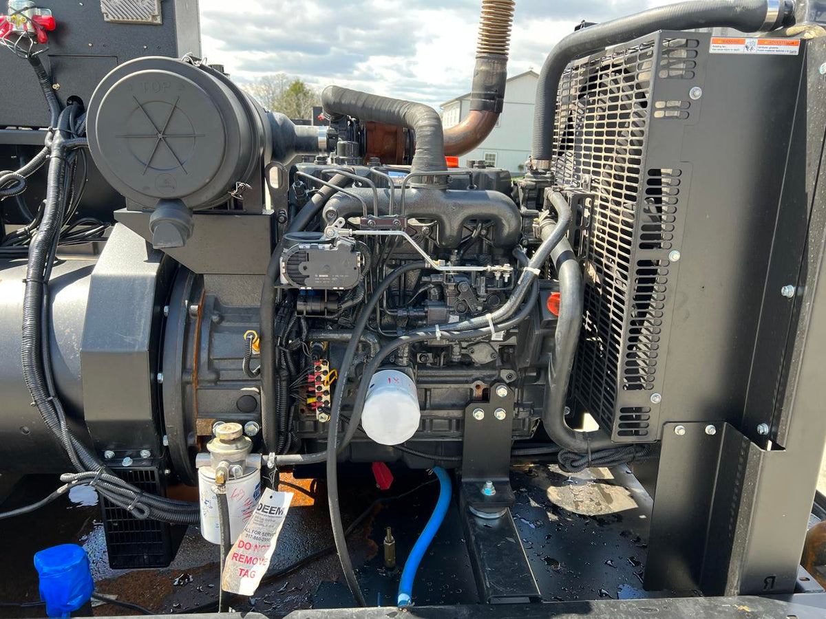 30 kW Generac Generator Set, Year 2014, 195 Hours, Base Fuel Tank, US EPA Tier 3