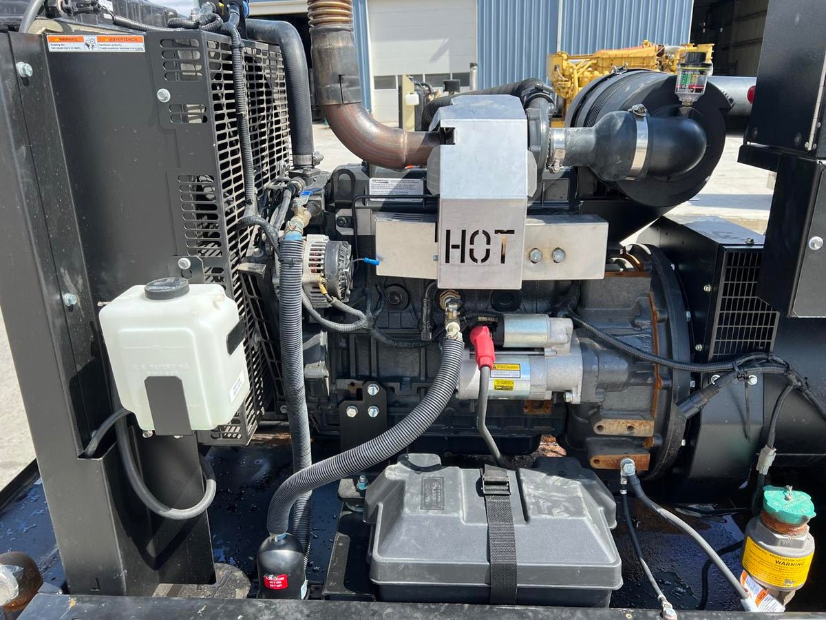 30 kW Generac Generator Set, Year 2014, 195 Hours, Base Fuel Tank, US EPA Tier 3