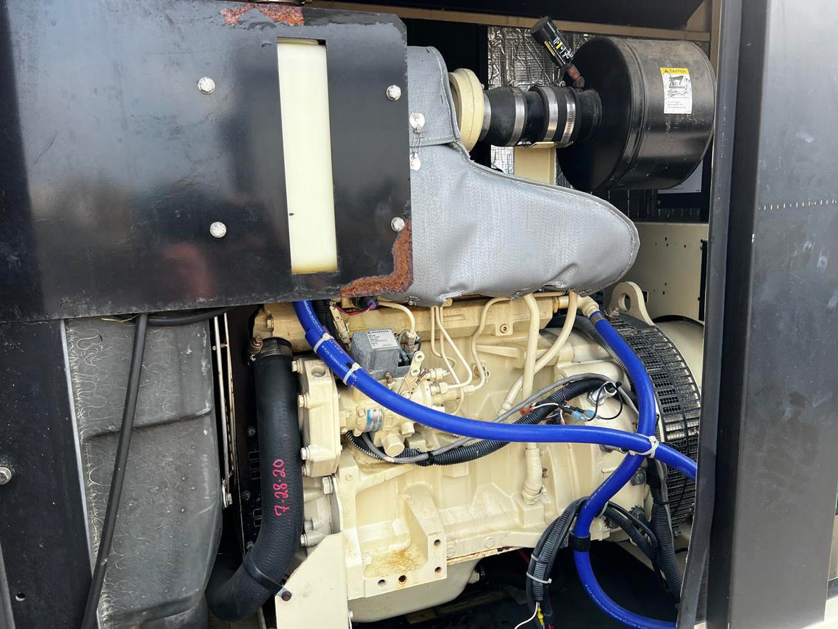 30 kW Kohler Generator, with Sound Attenuated Enclosure and Base Fuel Tank, 2.9 Liter John Deere Engine, Year – 2007, 477 Hours