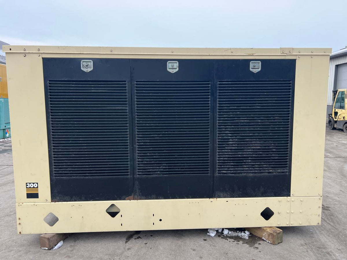 300 kW Kohler Generator, with Enclosure, 12.7 Liter 60 Series Detroit Diesel Engine, Year – 1999, 1131 Hours
