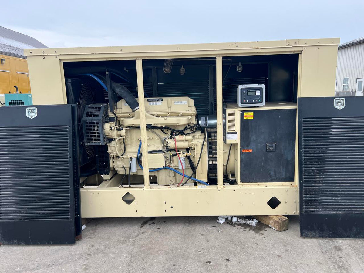 300 kW Kohler Generator, with Enclosure, 12.7 Liter 60 Series Detroit Diesel Engine, Year – 1999, 1131 Hours