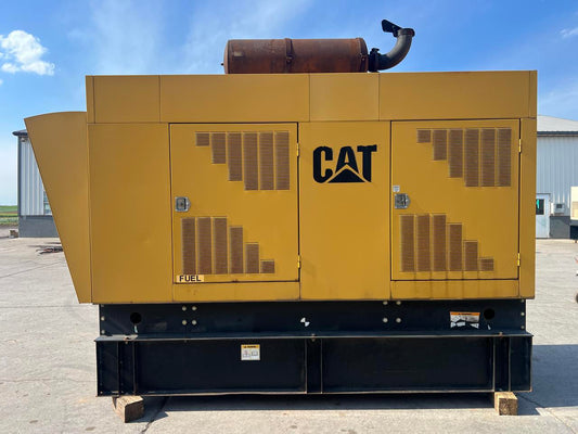 300 KW 3406 Cat Gen Set, with Enclosure and Base Fuel Tank, Year – 1999, 616 Hours