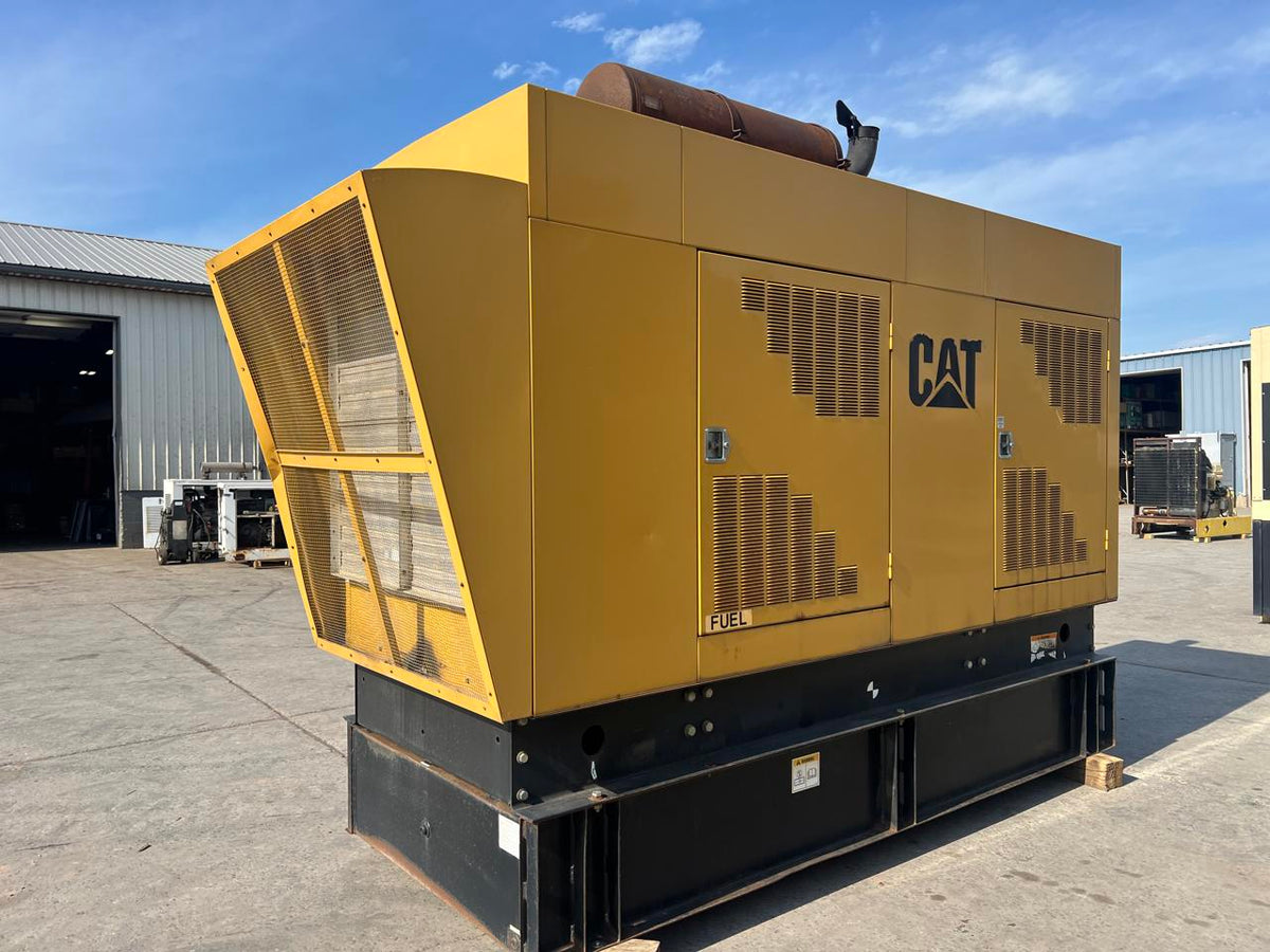 300 KW 3406 Cat Gen Set, with Enclosure and Base Fuel Tank, Year – 1999, 616 Hours