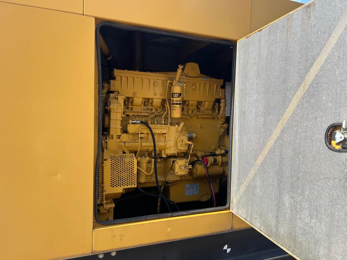 300 KW 3406 Cat Gen Set, with Enclosure and Base Fuel Tank, Year – 1999, 616 Hours