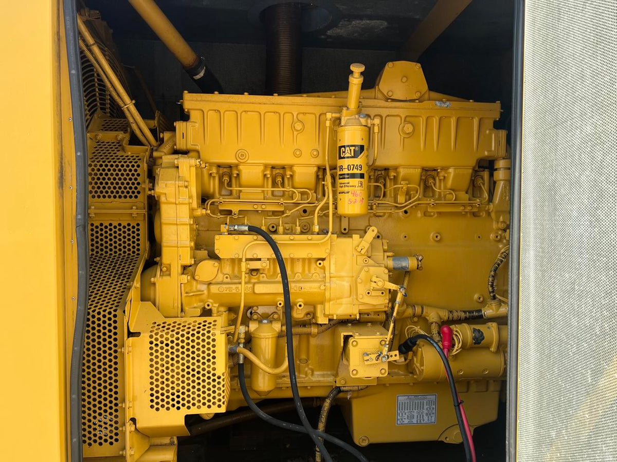 300 KW 3406 Cat Gen Set, with Enclosure and Base Fuel Tank, Year – 1999, 616 Hours