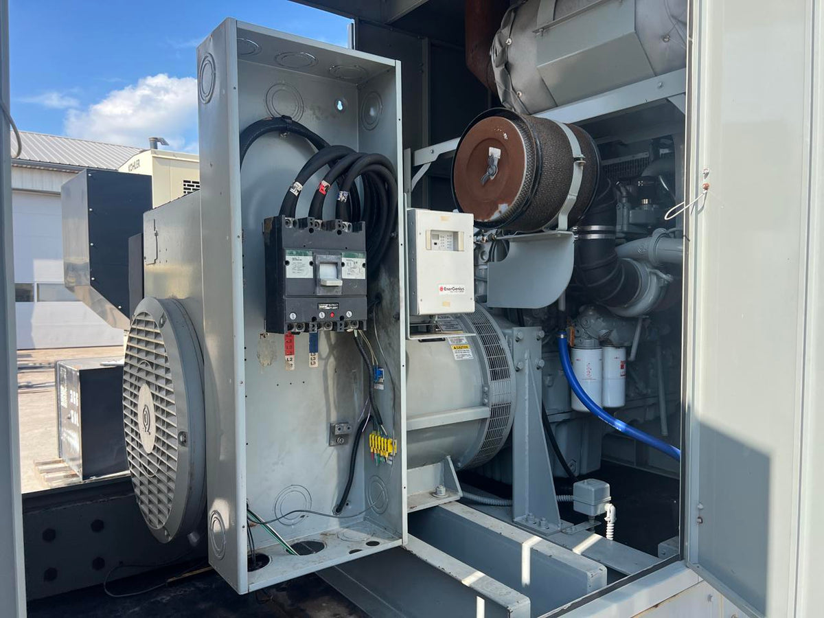 350 kW MTU Generator, 14 Liter Series 60 Detroit Diesel Engine, with Enclosure and Base Fuel Tank, Year – 2008, 706 Hours, US EPA Tier 3