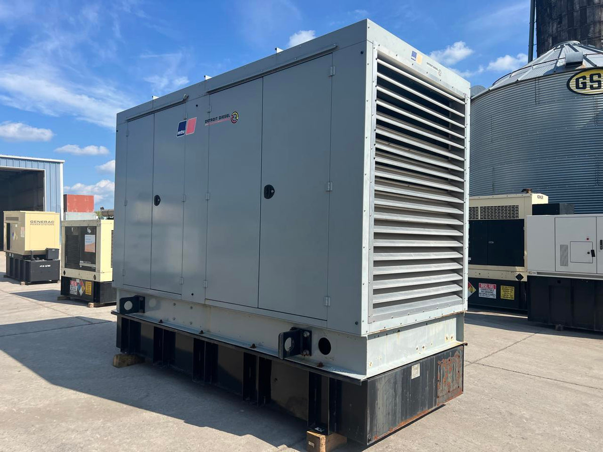 350 kW MTU Generator, 14 Liter Series 60 Detroit Diesel Engine, with Enclosure and Base Fuel Tank, Year – 2008, 706 Hours, US EPA Tier 3