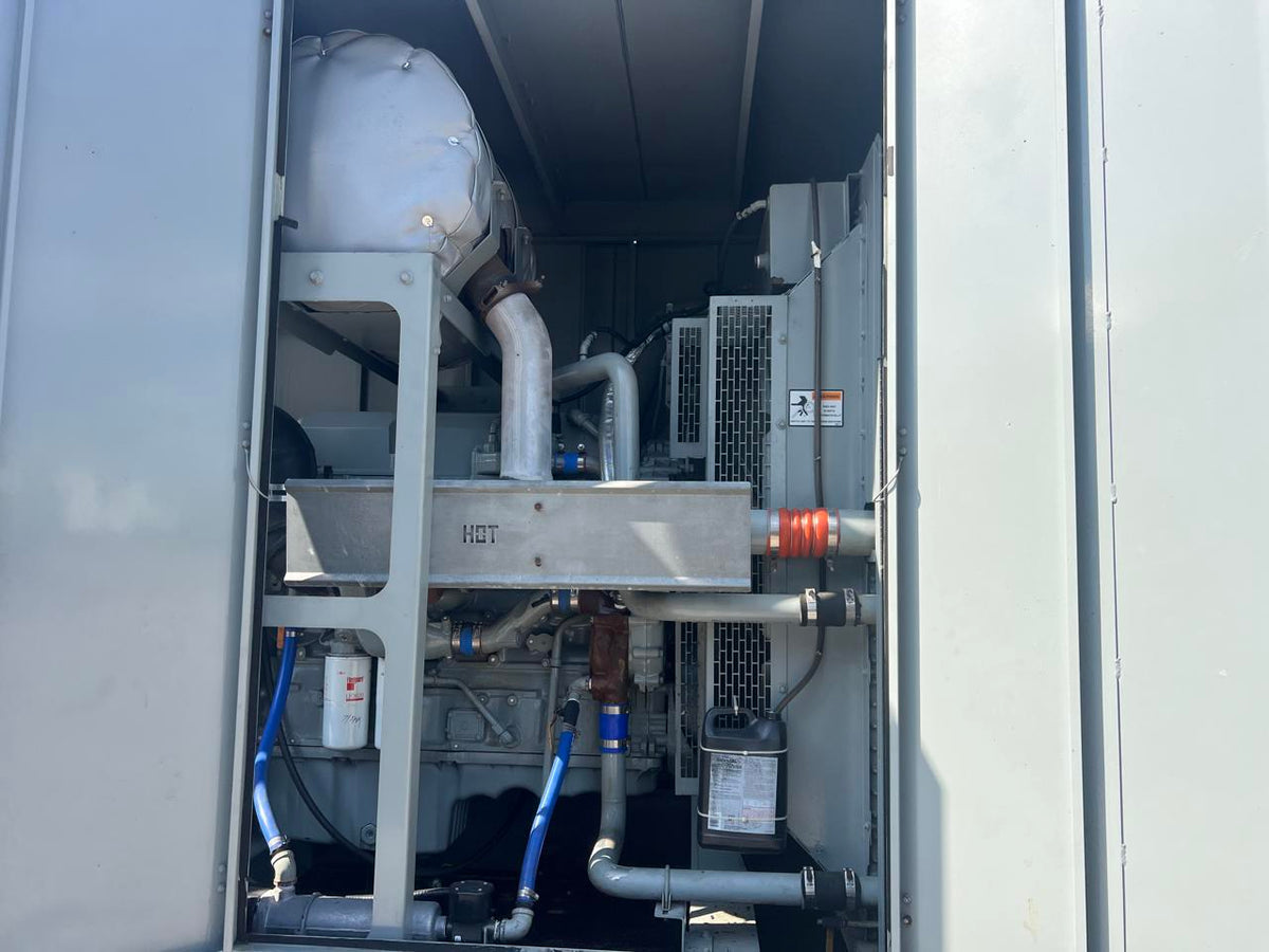 350 kW MTU Generator, 14 Liter Series 60 Detroit Diesel Engine, with Enclosure and Base Fuel Tank, Year – 2008, 706 Hours, US EPA Tier 3