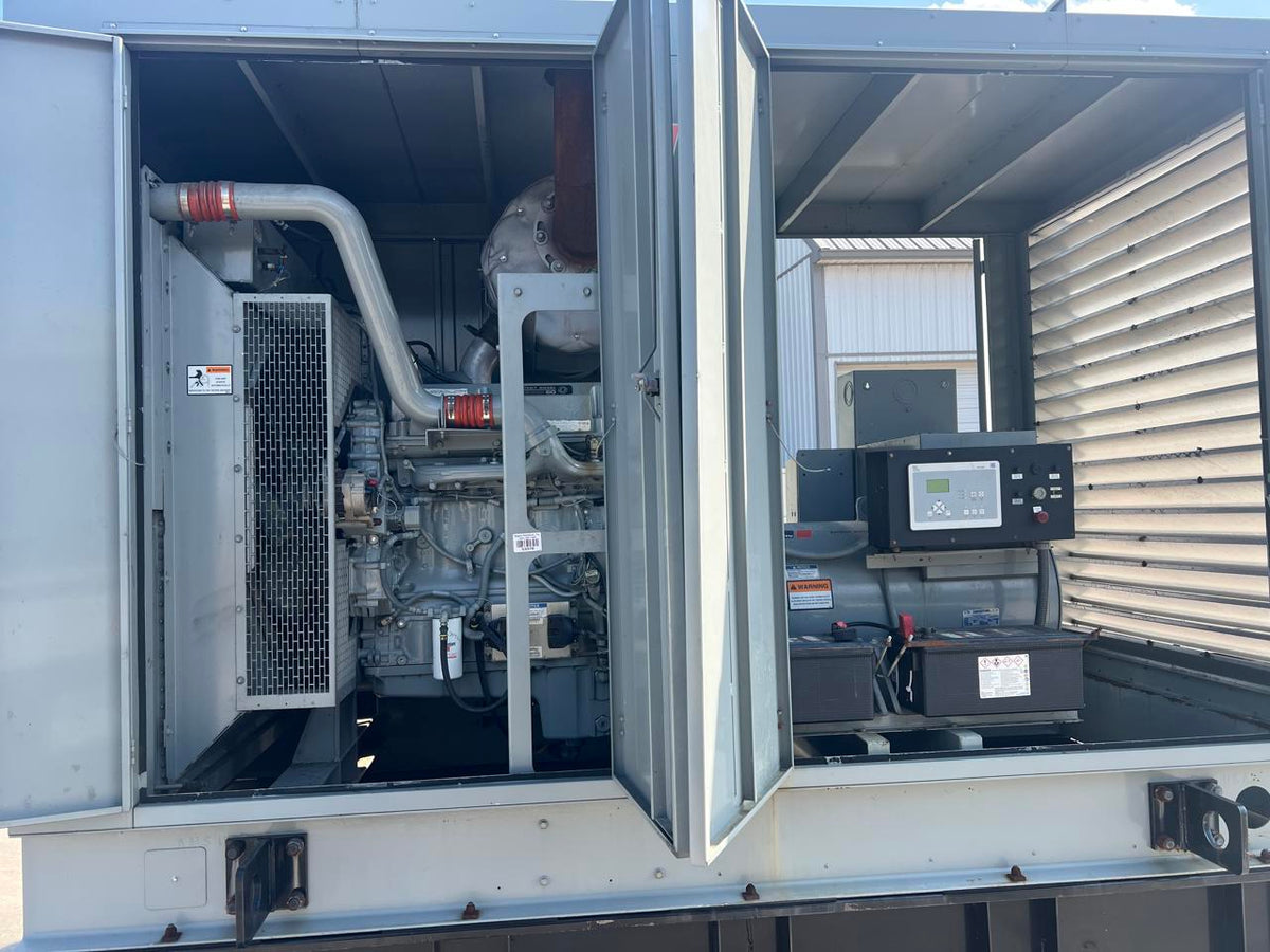 350 kW MTU Generator, 14 Liter Series 60 Detroit Diesel Engine, with Enclosure and Base Fuel Tank, Year – 2008, 706 Hours, US EPA Tier 3