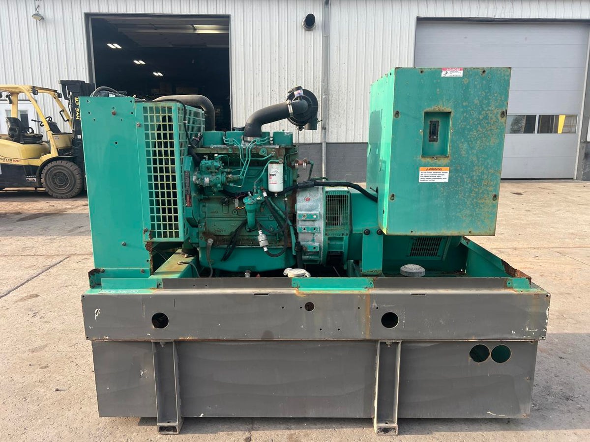 40 kW Cummins/Onan Gen Set, 3.9 Liter Cummins Engine, Open Skid, Year – 2000, 312 Hours