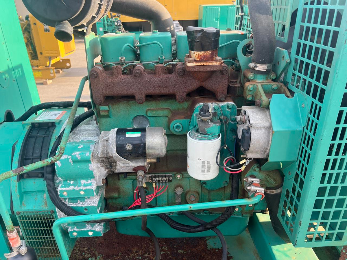 40 kW Cummins/Onan Gen Set, 3.9 Liter Cummins Engine, Open Skid, Year – 2000, 312 Hours