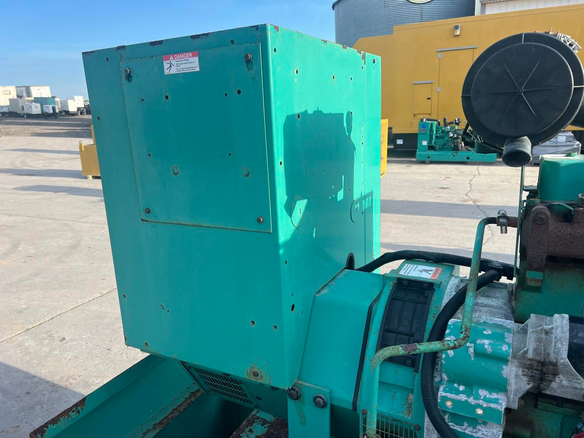 40 kW Cummins/Onan Gen Set, 3.9 Liter Cummins Engine, Open Skid, Year – 2000, 312 Hours