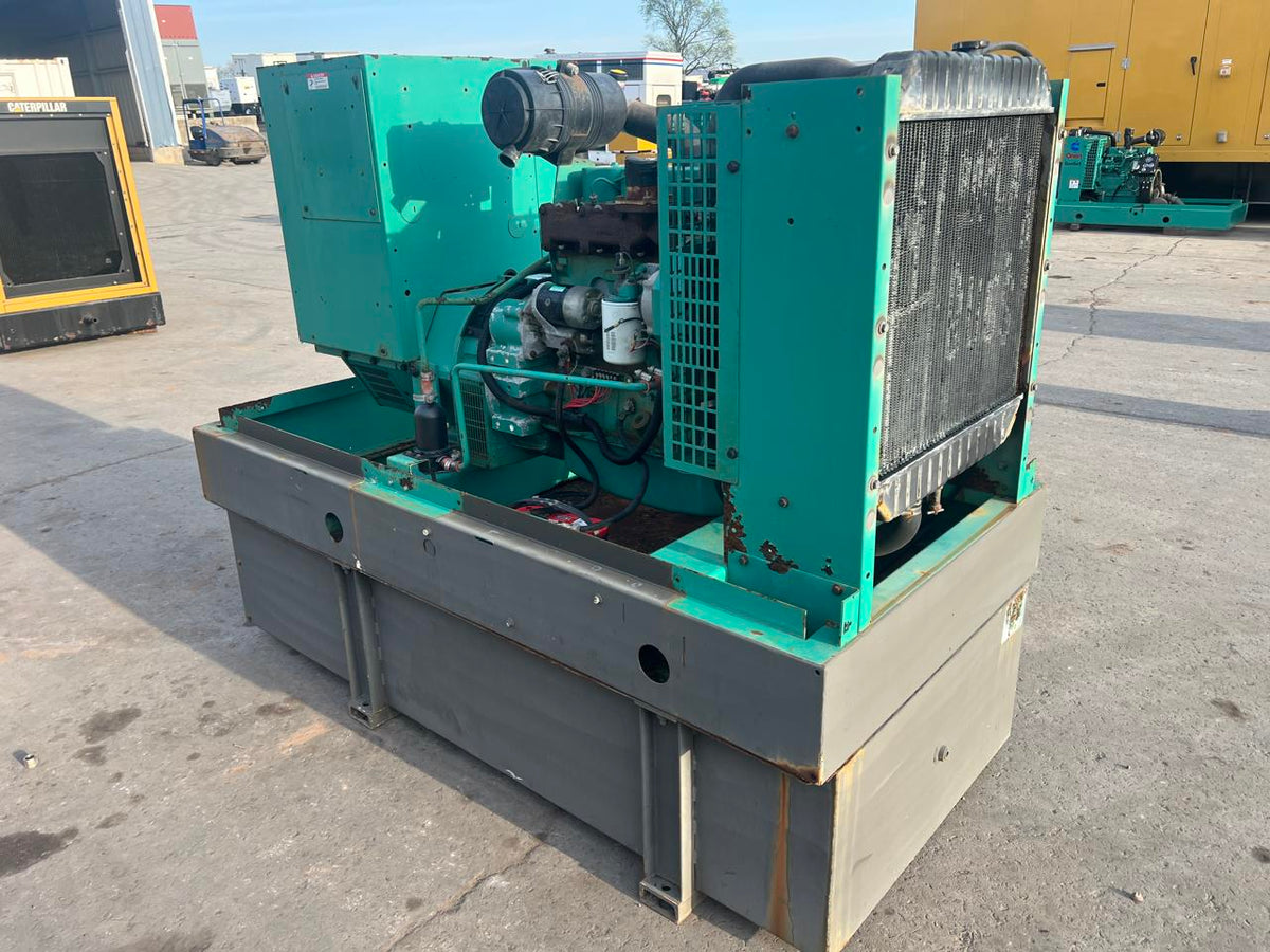 40 kW Cummins/Onan Gen Set, 3.9 Liter Cummins Engine, Open Skid, Year – 2000, 312 Hours