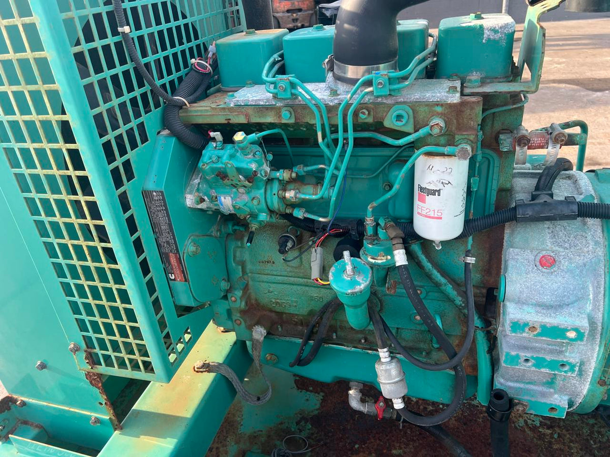 40 kW Cummins/Onan Gen Set, 3.9 Liter Cummins Engine, Open Skid, Year – 2000, 312 Hours