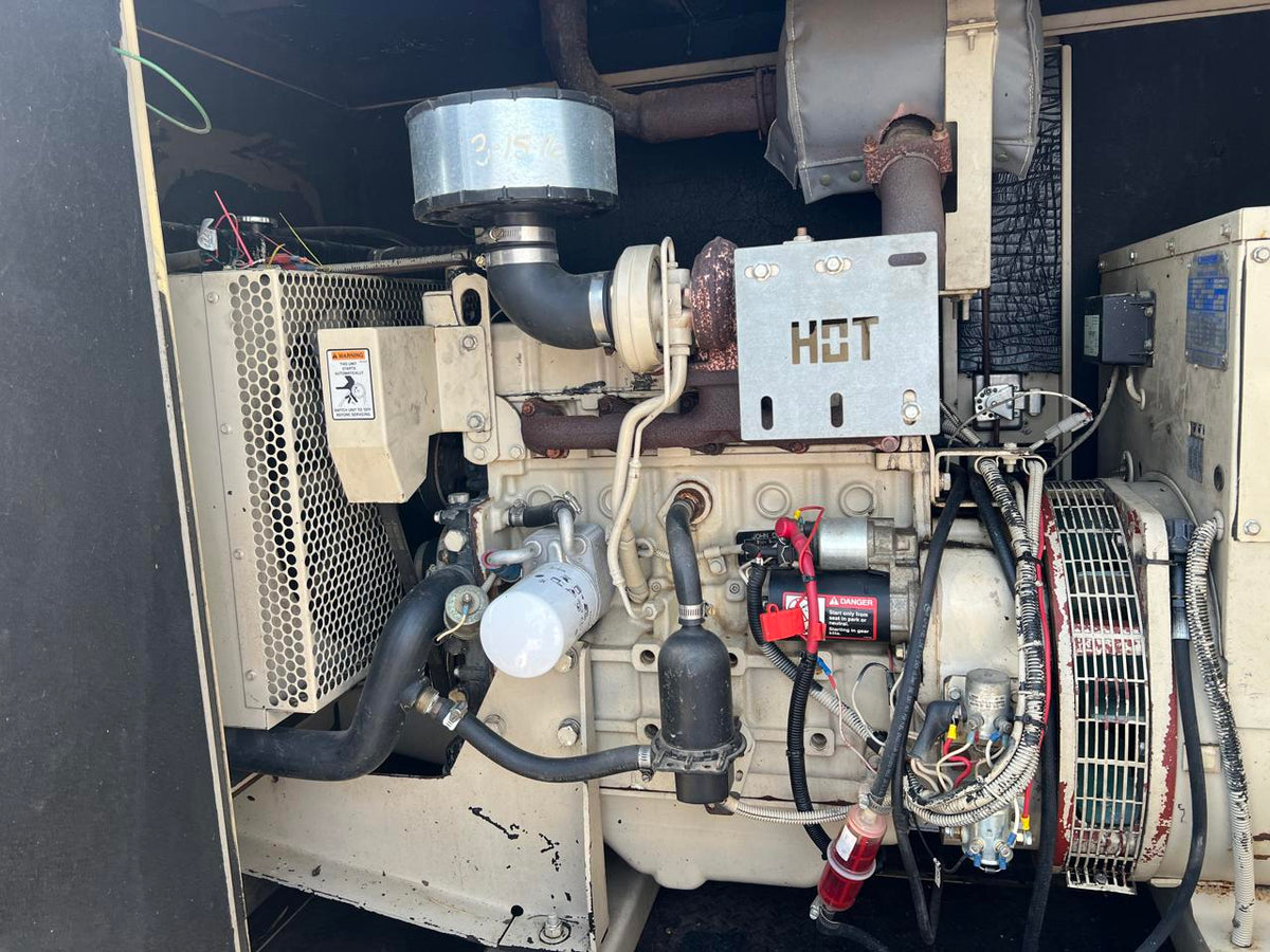 40 kW Katolight Portable Generator, 3.0 Liter John Deere Engine, Year – 2005, 264 Hours, Sound Attenuated Enclosure and Base Fuel Tank