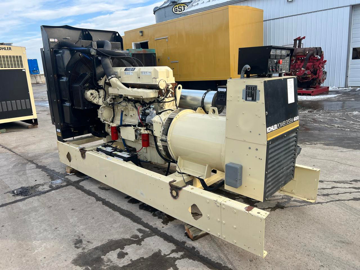 400 kW Kohler Generator, 14 Liter Series 60 Detroit Diesel Engine, Year 2000, 1186 Hours