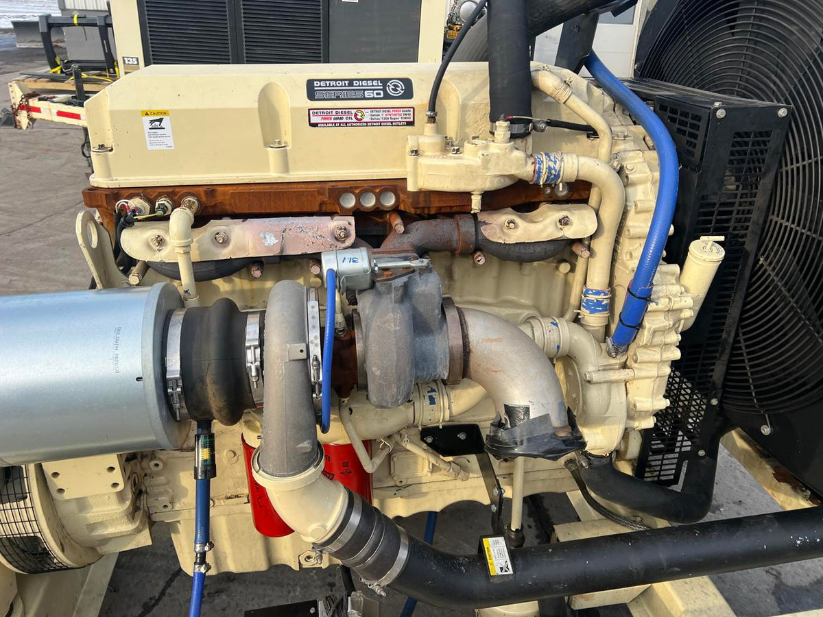 400 kW Kohler Generator, 14 Liter Series 60 Detroit Diesel Engine, Year 2000, 1186 Hours