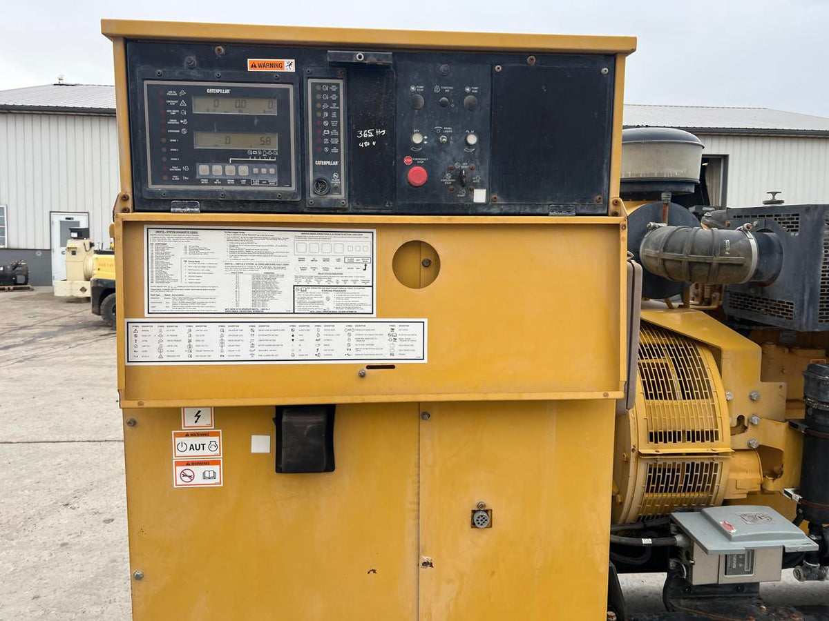 400 kW CAT 3456/C16 Engine GenSet, Year – 2004, Open Skid, 365 Hours