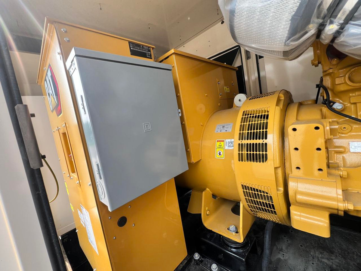 400 kW New Surplus CAT Gen Set, with Sound Attenuated Enclosure and Base Fuel Tank, C13 CAT Engine, Year – 2023