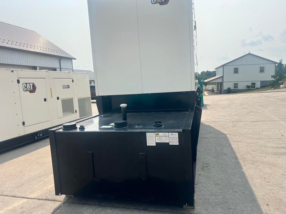 400 kW New Surplus CAT Gen Set, with Sound Attenuated Enclosure and Base Fuel Tank, C13 CAT Engine, Year – 2023