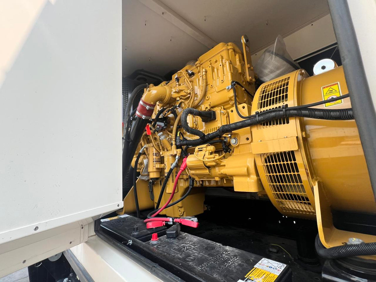 400 kW New Surplus CAT Gen Set, with Sound Attenuated Enclosure and Base Fuel Tank, C13 CAT Engine, Year – 2023