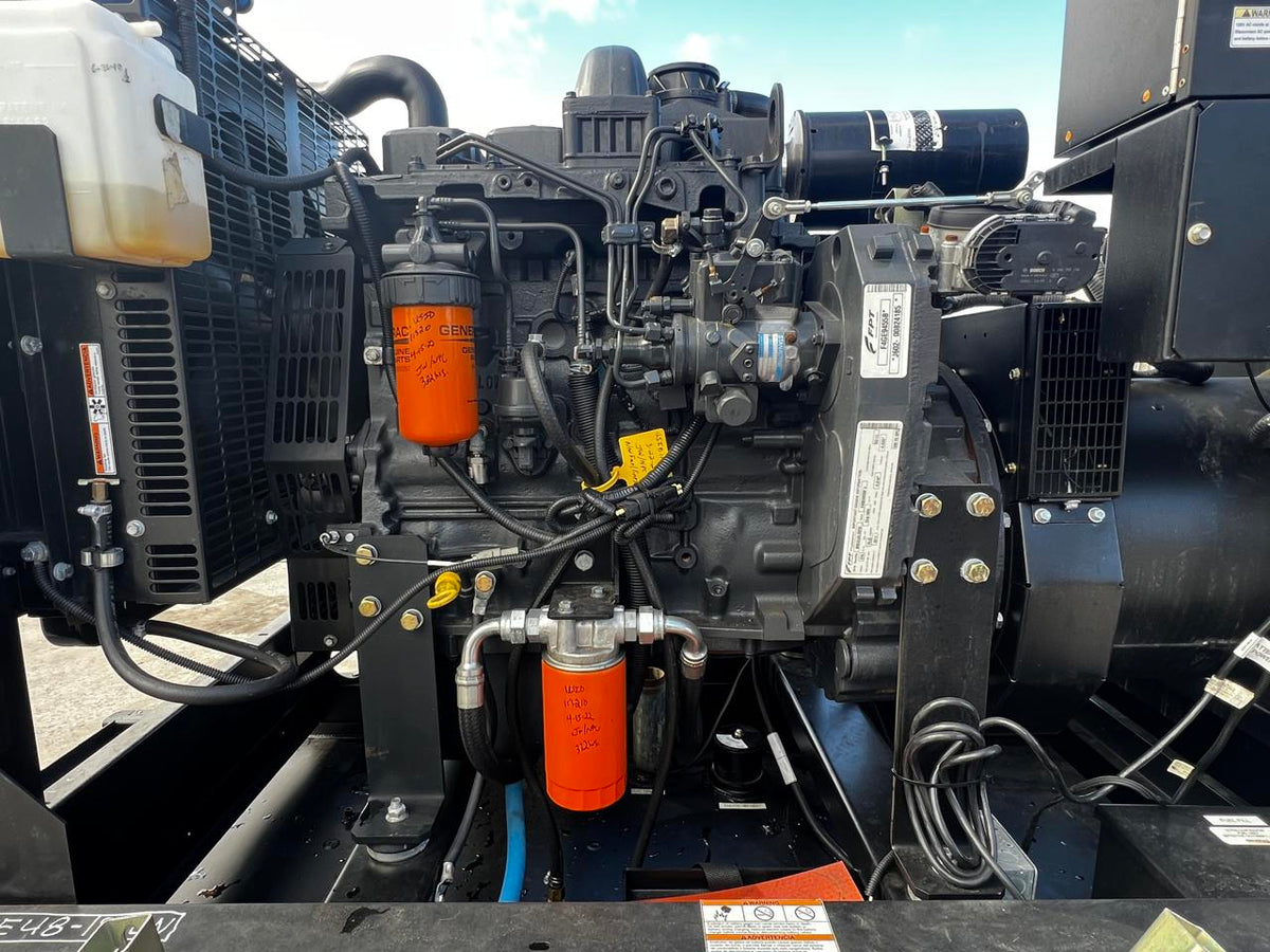 48 kW Generac Generator with Base Tank, with FPT Diesel Engine, Year – 2011, 341 Hours