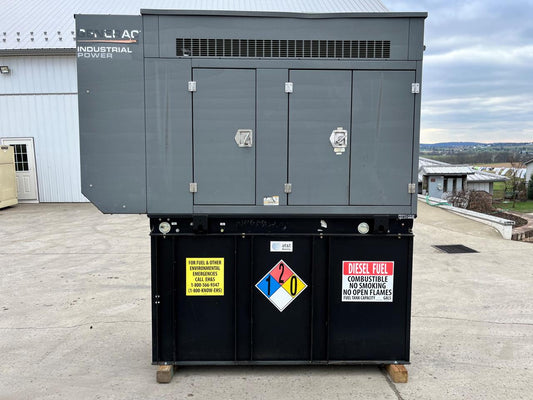 48 kW Generac Generator Set, Year 2012, 343 Hours, Sound Attenuated, 6 Lead, EPA Tier 3
