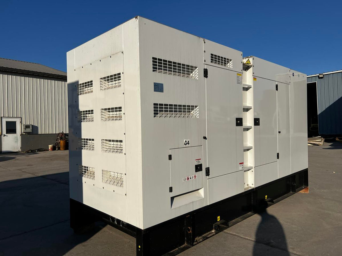 500 kW Unused Surplus Stamford, Volvo Penta Genset, Enclosed, Sound Attenuated with Base Fuel Tank, Year – 2022, US EPA Tier 2 Pre Emission Engine