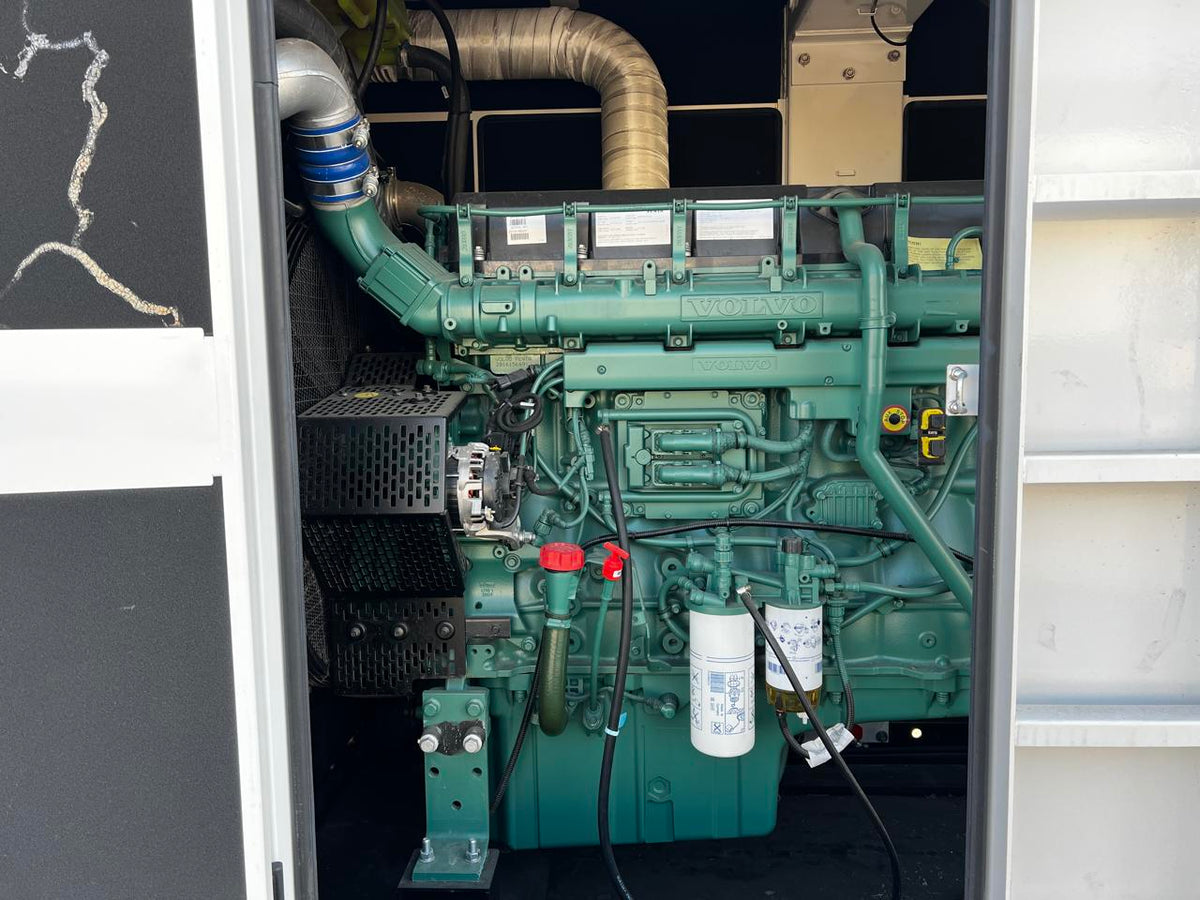 500 kW Unused Surplus Stamford, Volvo Penta Genset, Enclosed, Sound Attenuated with Base Fuel Tank, Year – 2022, US EPA Tier 2 Pre Emission Engine
