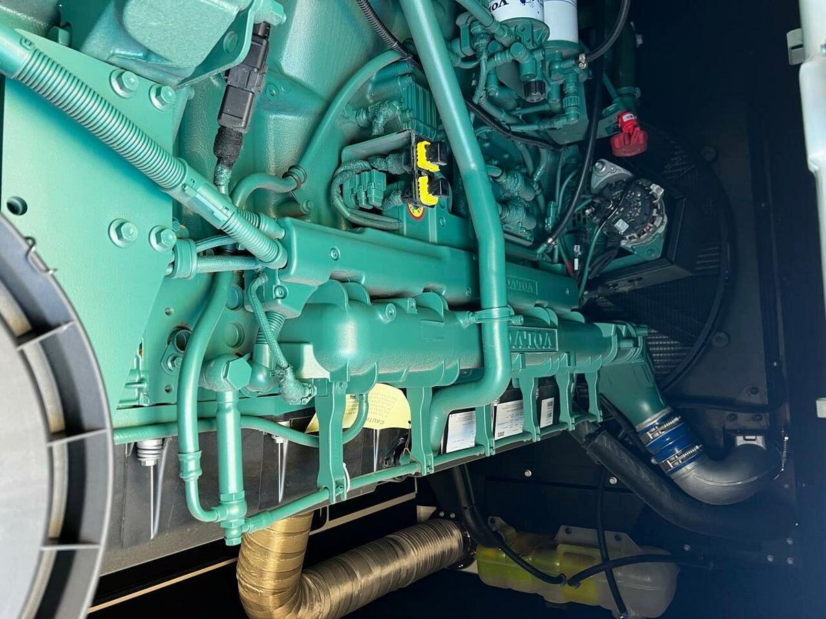 500 kW Unused Surplus Stamford, Volvo Penta Genset, Enclosed, Sound Attenuated with Base Fuel Tank, Year – 2022, US EPA Tier 2 Pre Emission Engine