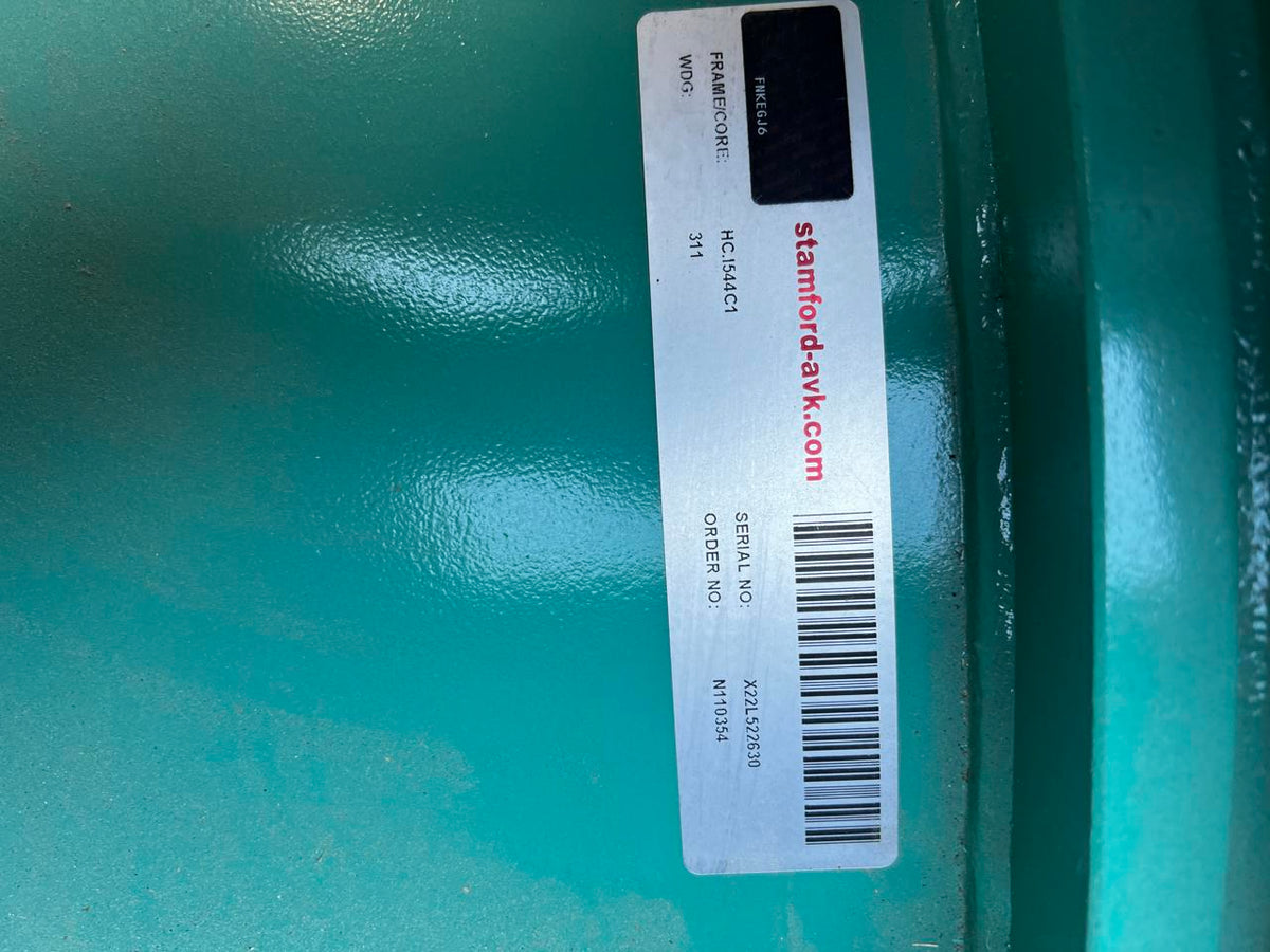 500 kW Unused Surplus Stamford, Volvo Penta Genset, Enclosed, Sound Attenuated with Base Fuel Tank, Year – 2022, US EPA Tier 2 Pre Emission Engine