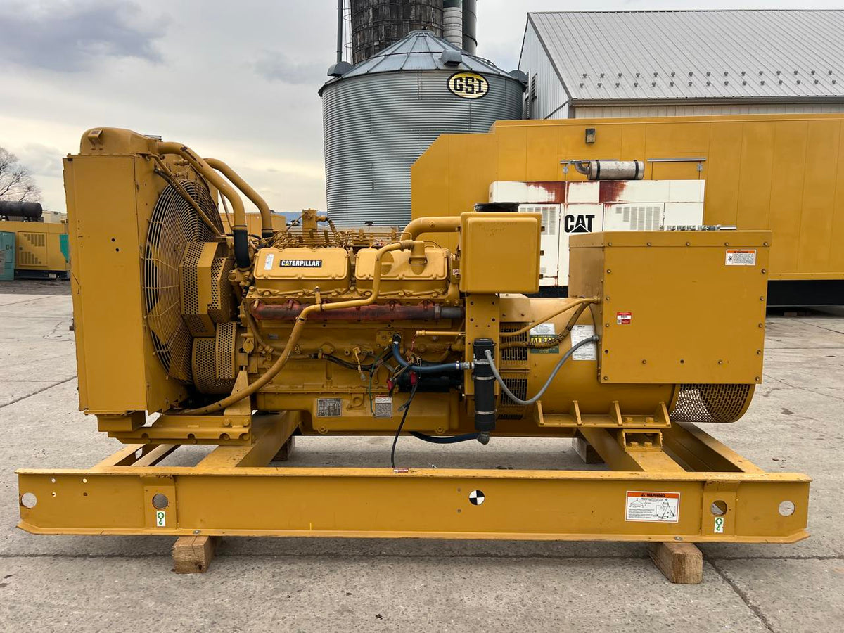 500 kW CAT 3412 Gen Set, Year – 1997, Open Skid, No Breaker or Controller