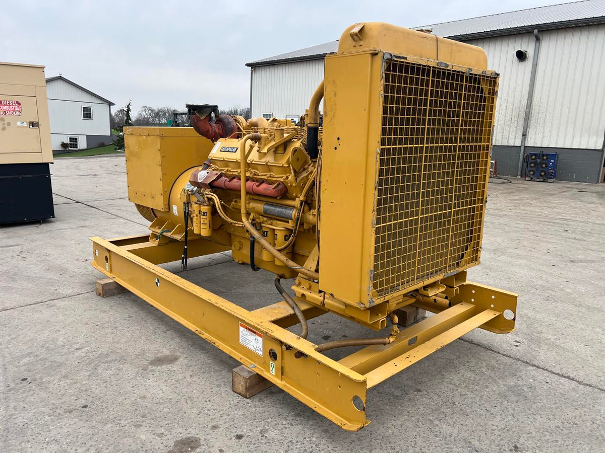 500 kW CAT 3412 Gen Set, Year – 1997, Open Skid, No Breaker or Controller