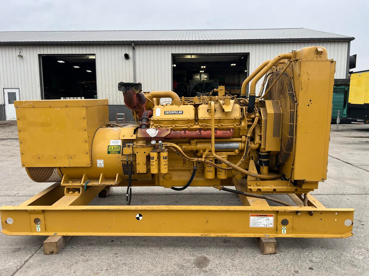 500 kW CAT 3412 Gen Set, Year – 1997, Open Skid, No Breaker or Controller