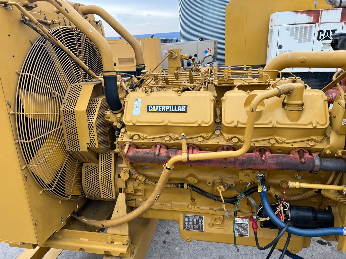500 kW CAT 3412 Gen Set, Year – 1997, Open Skid, No Breaker or Controller