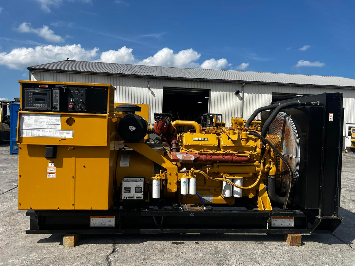 500 kW CAT 3412 Gen Set, Open Skid, Year – 2000, 521 Hours