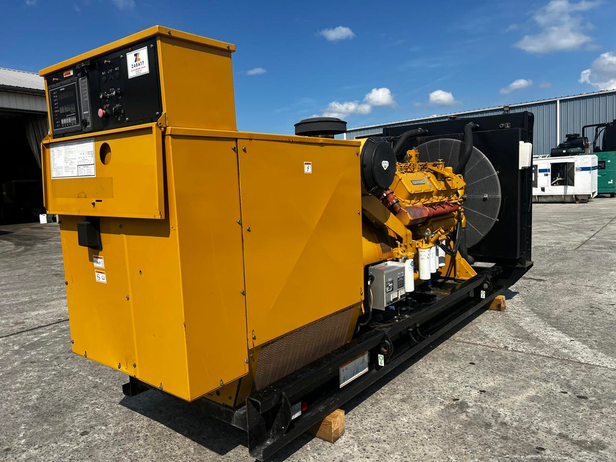 500 kW CAT 3412 Gen Set, Open Skid, Year – 2000, 574 Hours