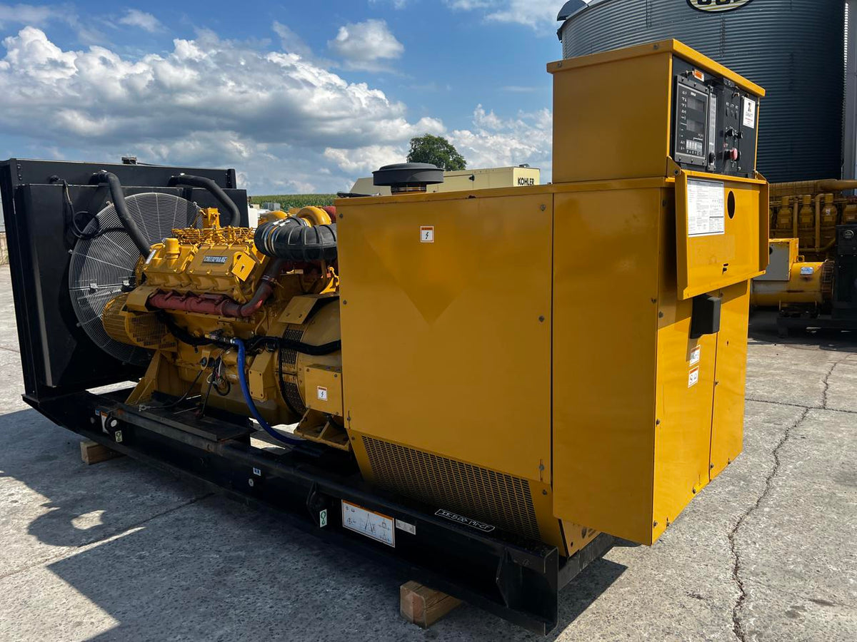 500 kW CAT 3412 Gen Set, Open Skid, Year – 2000, 574 Hours