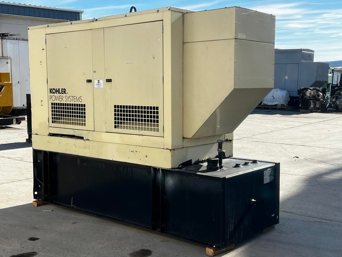60 kW Kohler Generator, John Deere Engine, Year – 2006, 681 Hours