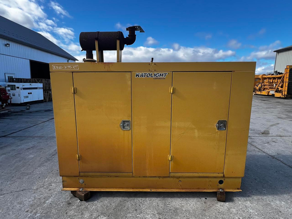 60 kW Katolight Generator, GM 5.7L PSI Engine, Natural Gas or Propane, Enclosed, 453 Hours