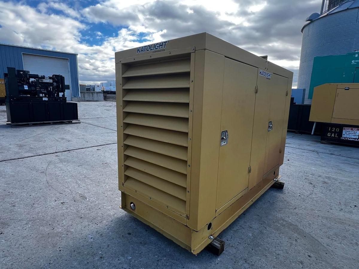 60 kW Katolight Generator, GM 5.7L PSI Engine, Natural Gas or Propane, Enclosed, 453 Hours