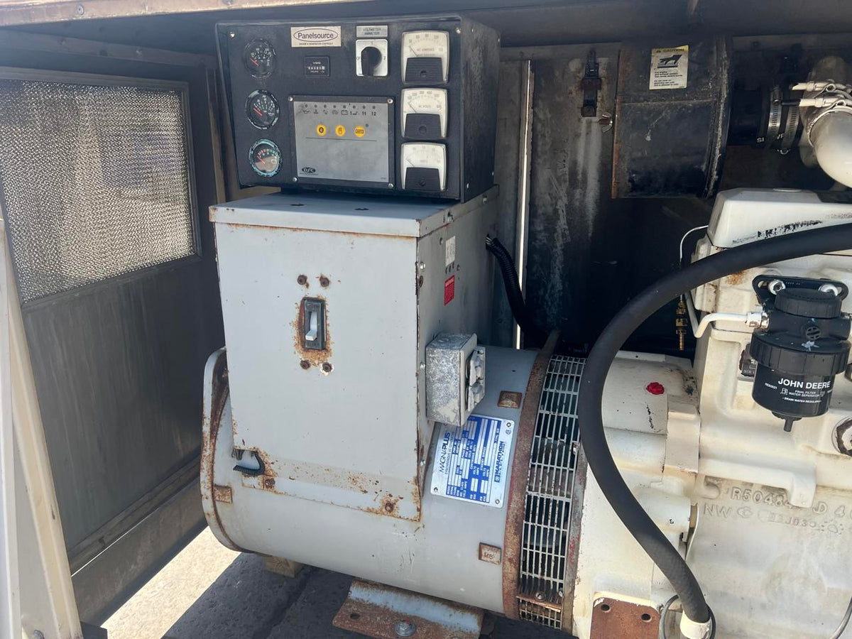60 kW Marathon Generator, 4.5 Liter John Deere Engine, Year – 2003, 6381 Hours