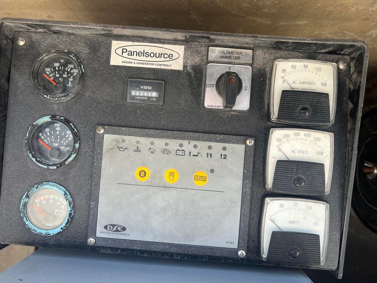 60 kW Marathon Generator, 4.5 Liter John Deere Engine, Year – 2003, 6381 Hours